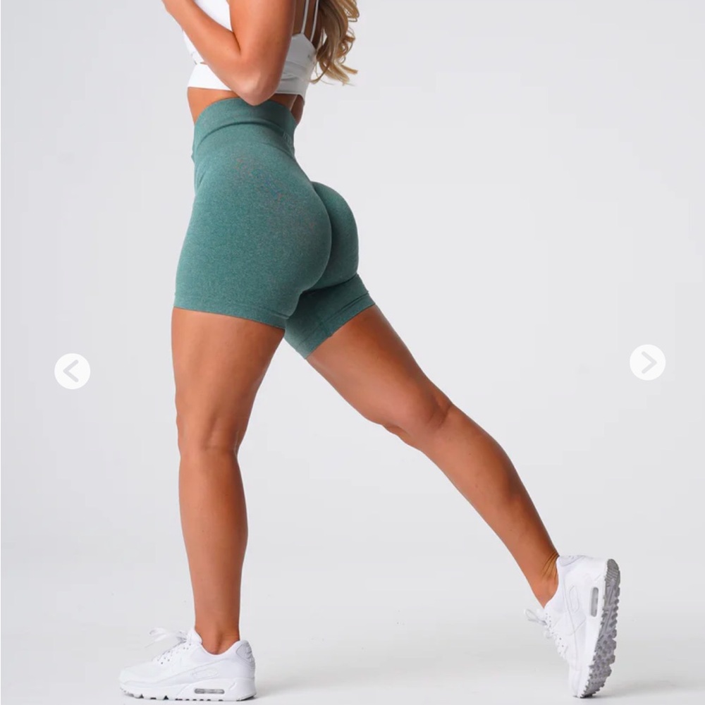 NVGTN Forest Green Pro Seamless Shorts